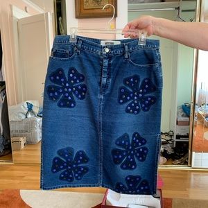 Moschino denim skirt